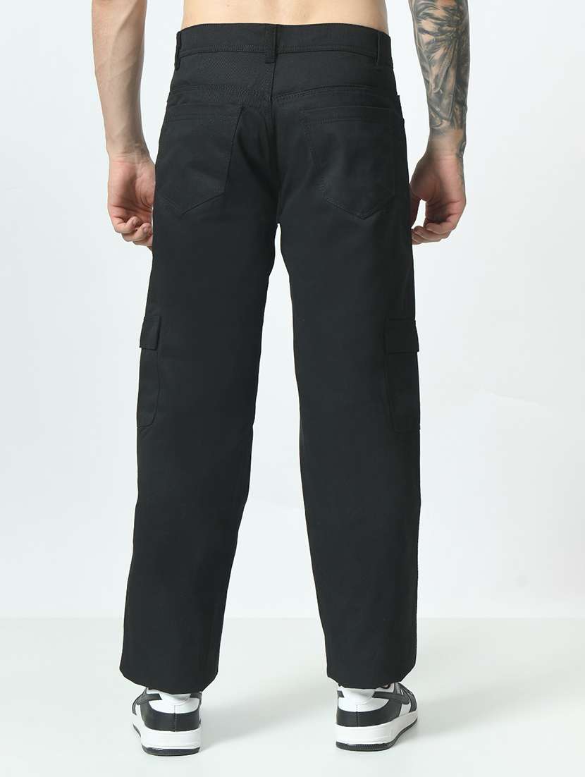 men plain mid rise relaxed fit jeans - 22241287 -  Standard Image - 1