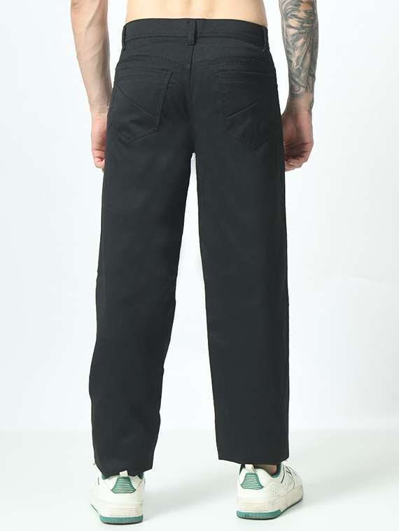 men plain mid rise relaxed fit jeans - 22241353 -  Standard Image - 1