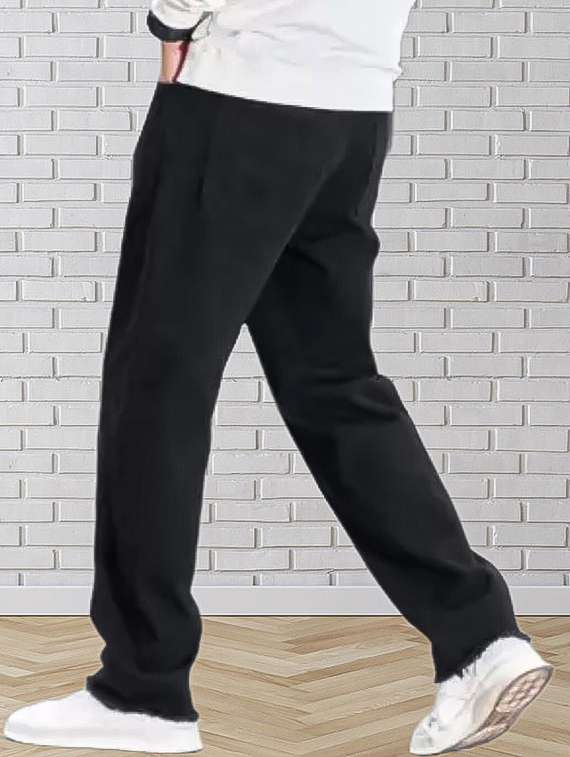 men plain mid rise relaxed fit jeans - 22241390 -  Standard Image - 1