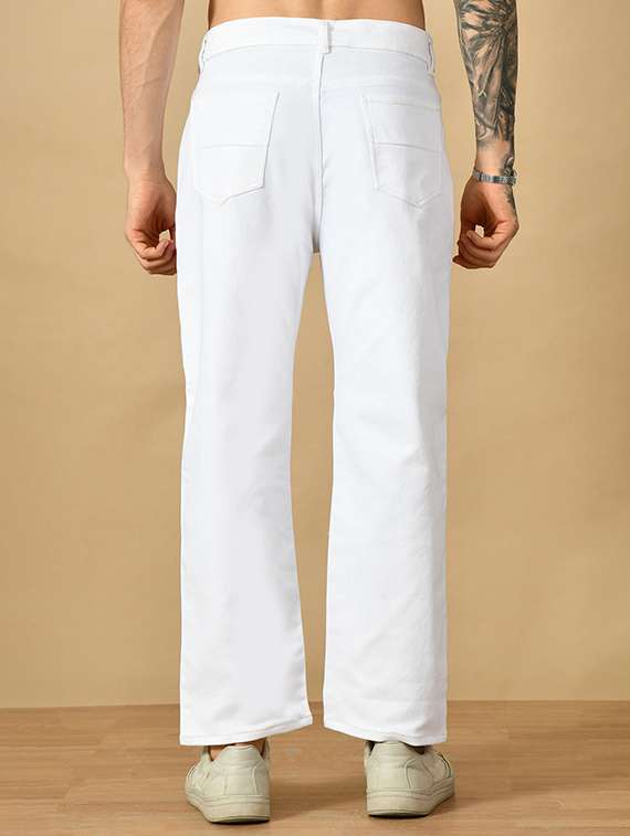 men slash knee mid rise relaxed fit jeans - 22241397 -  Standard Image - 1