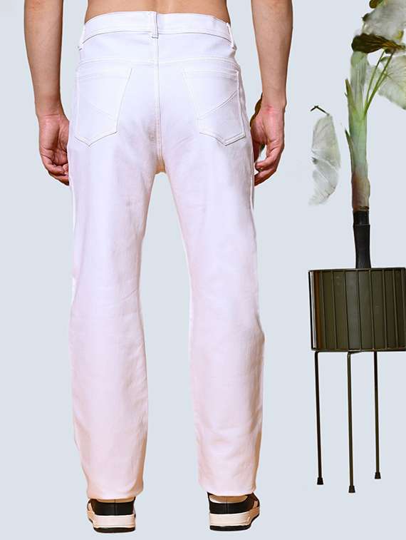 men plain mid rise relaxed fit jeans - 22241460 -  Standard Image - 1