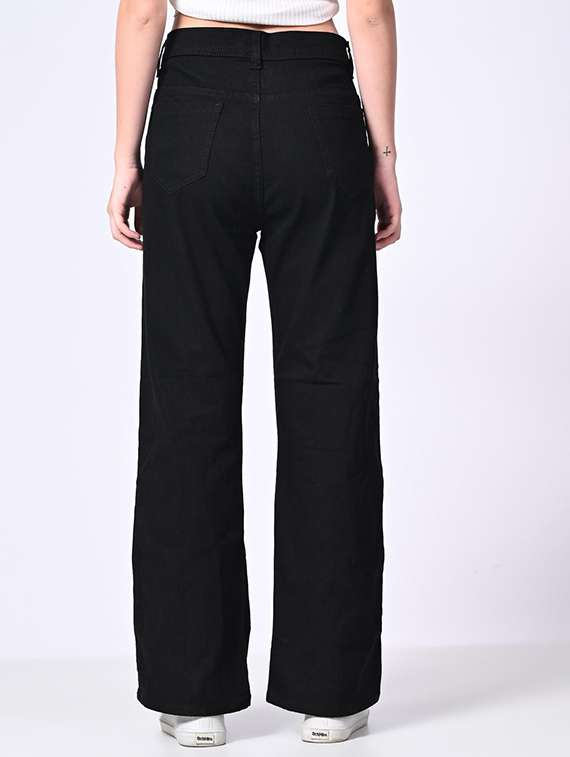 women solid mid rise straight fit jean - 22241576 -  Standard Image - 1