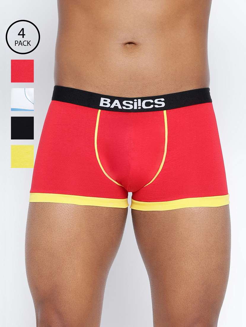 men pack of 6 color block trunks brief - 22241846 -  Standard Image - 4