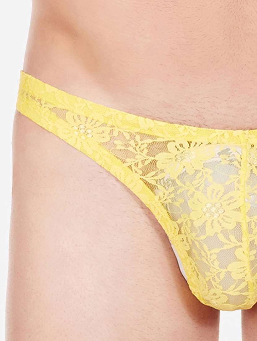 men self design thongs brief - 22241855 -  Standard Image - 4