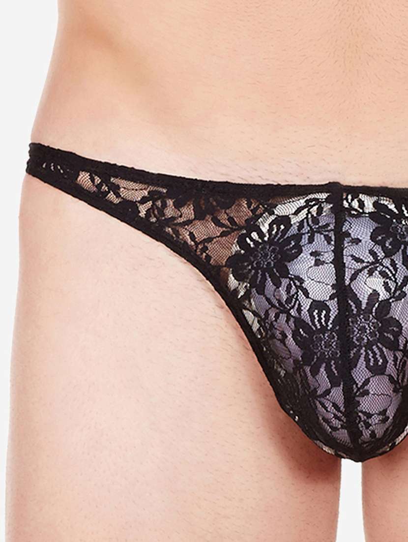 men self design thongs brief - 22241857 -  Standard Image - 4