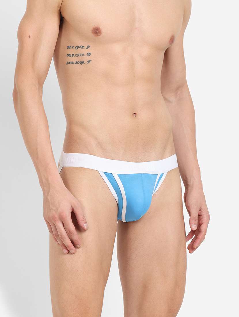 men color block thongs brief - 22241881 -  Standard Image - 1