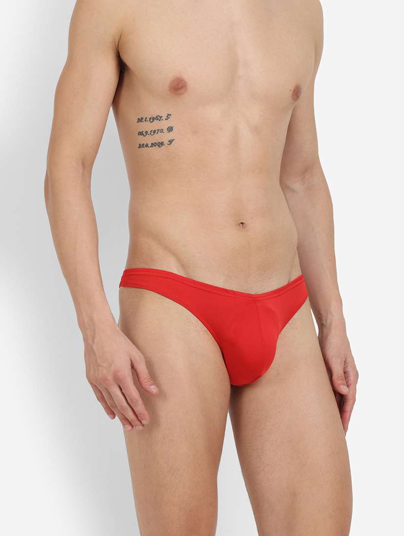 men solid thongs brief - 22241893 -  Standard Image - 1