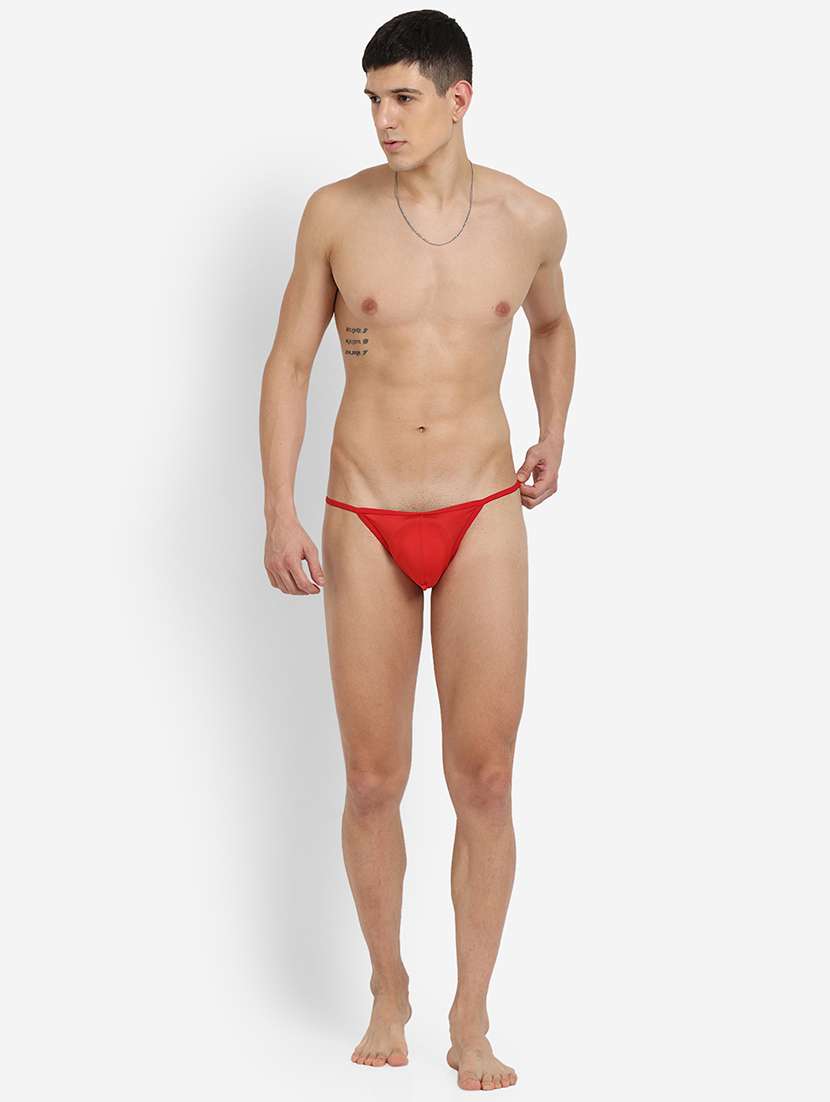 men solid thongs brief - 22241898 -  Standard Image - 4