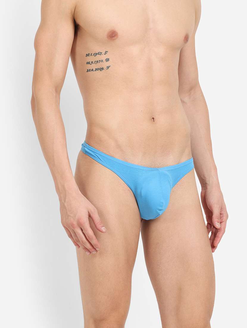men solid thongs brief - 22241923 -  Standard Image - 1
