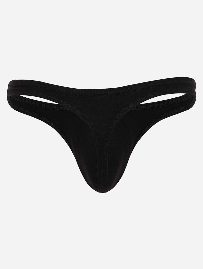 men solid thongs brief - 22241924 -  Standard Image - 4