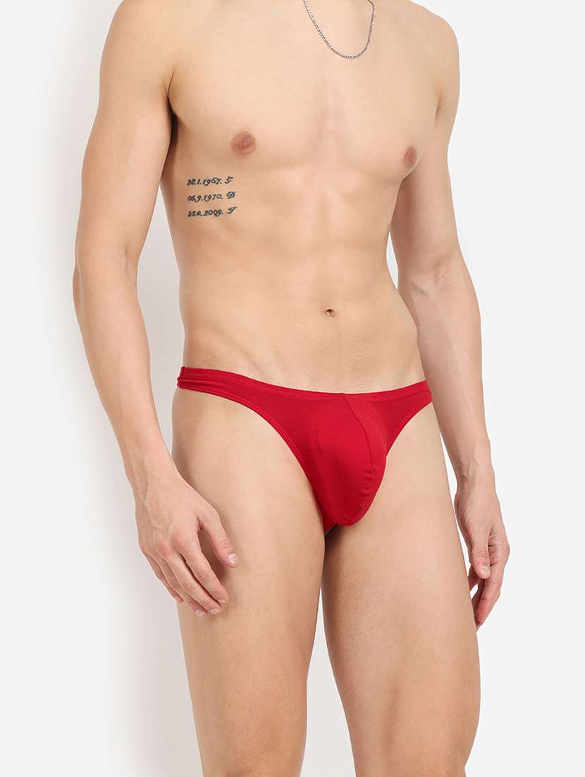 men solid thongs brief - 22241925 -  Standard Image - 1