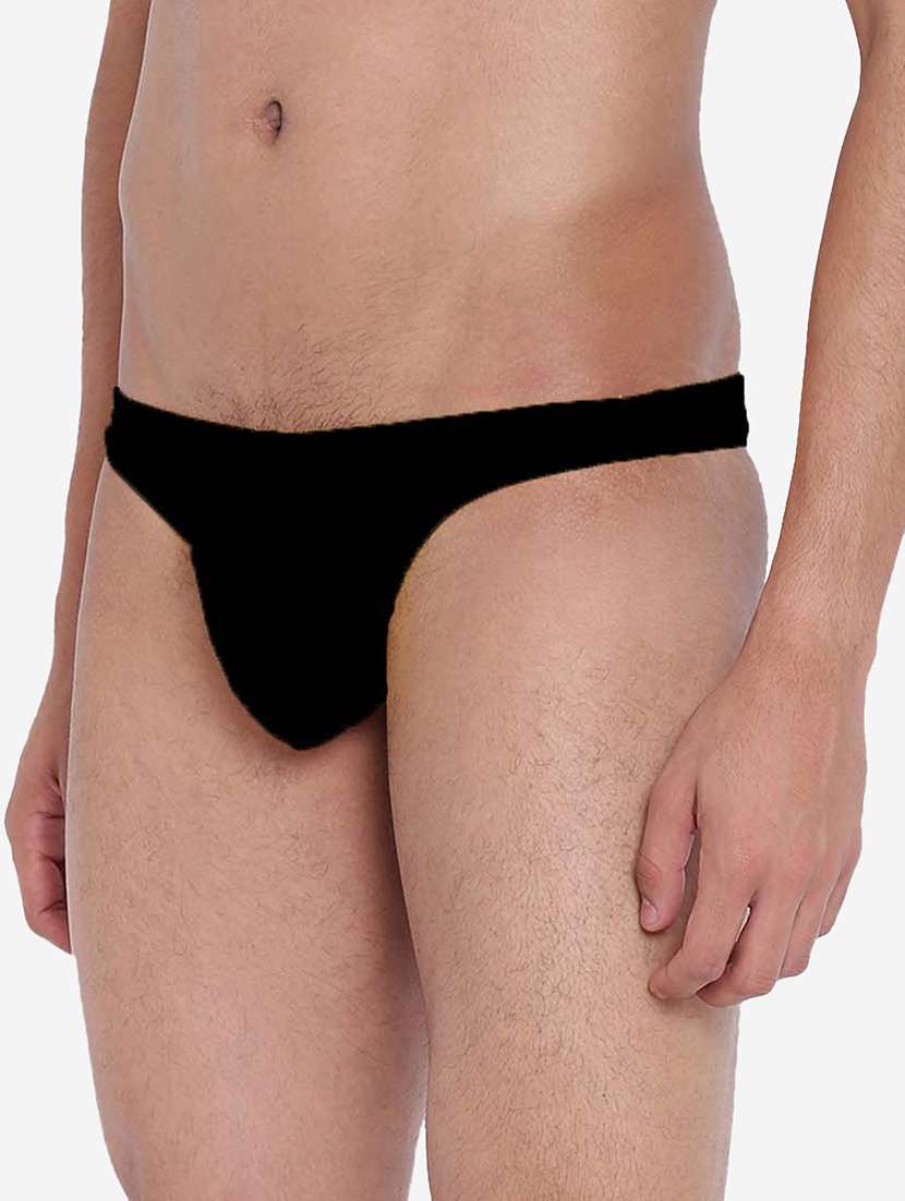 men solid thongs brief - 22241933 -  Standard Image - 1