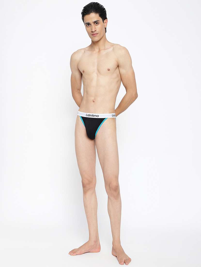 men pack of 3 color block thongs brief - 22241938 -  Standard Image - 4