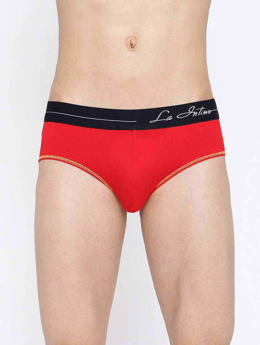 men pack of 6 solid hipster brief - 22241965 -  Standard Image - 1