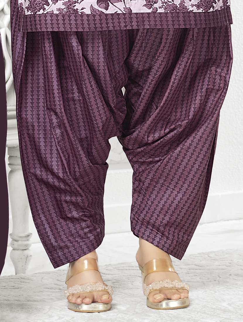 women floral printed three quarter sleeve kurta patiala with dupatta set - 22241969 -  Standard Image - 4