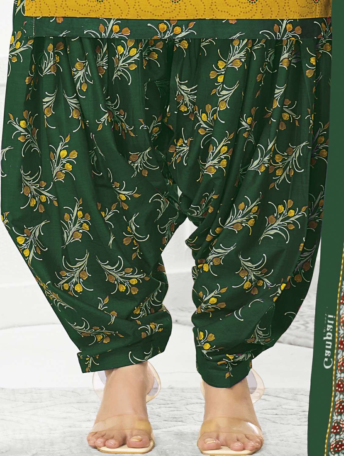 women printed three quarter sleeve kurta patiala with dupatta set - 22242002 -  Standard Image - 4