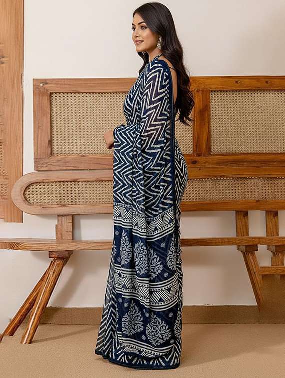 women printed casual wear saree - 22243551 -  Standard Image - 1