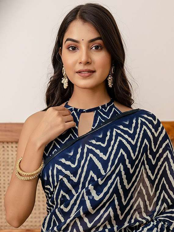 women printed casual wear saree - 22243551 -  Standard Image - 4