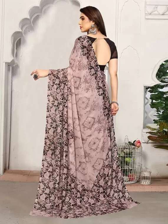 women pack of 2 printed combo saree with blouse - 22243581 -  Standard Image - 4