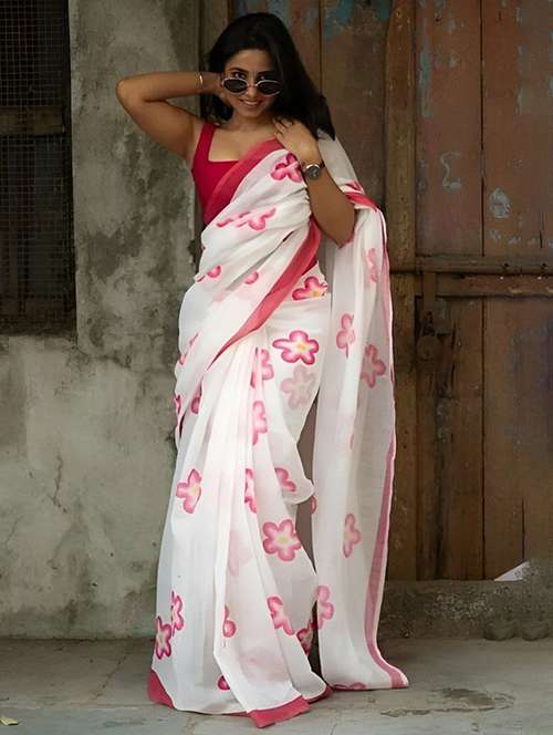 women printed casual wear saree - 22243621 -  Standard Image - 0