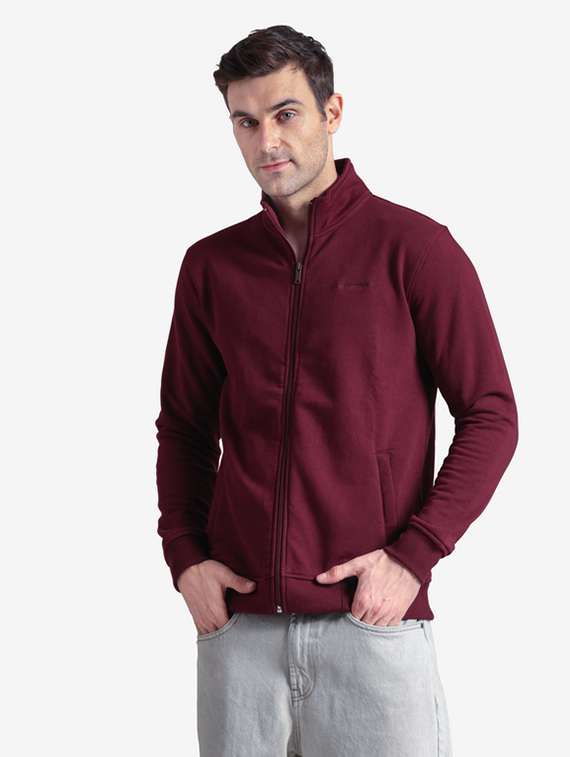 men solid long sleeve regular fit sweatshirt - 22243954 -  Standard Image - 1