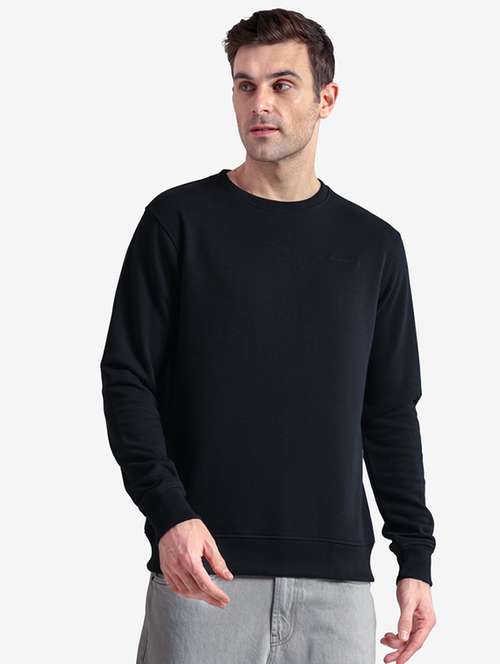 men solid long sleeve regular fit sweatshirt - 22243969 -  Standard Image - 0