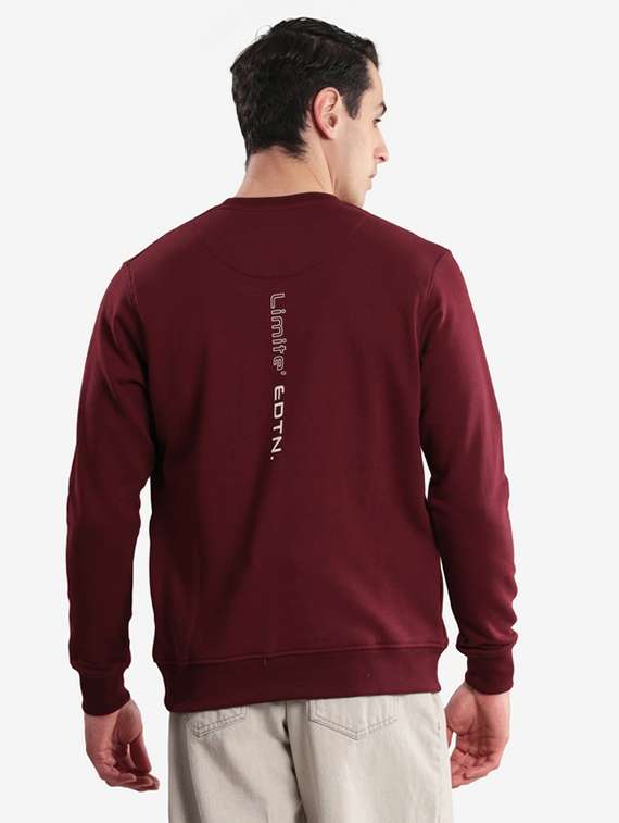 men typographic long sleeve regular fit sweatshirt - 22243985 -  Standard Image - 1