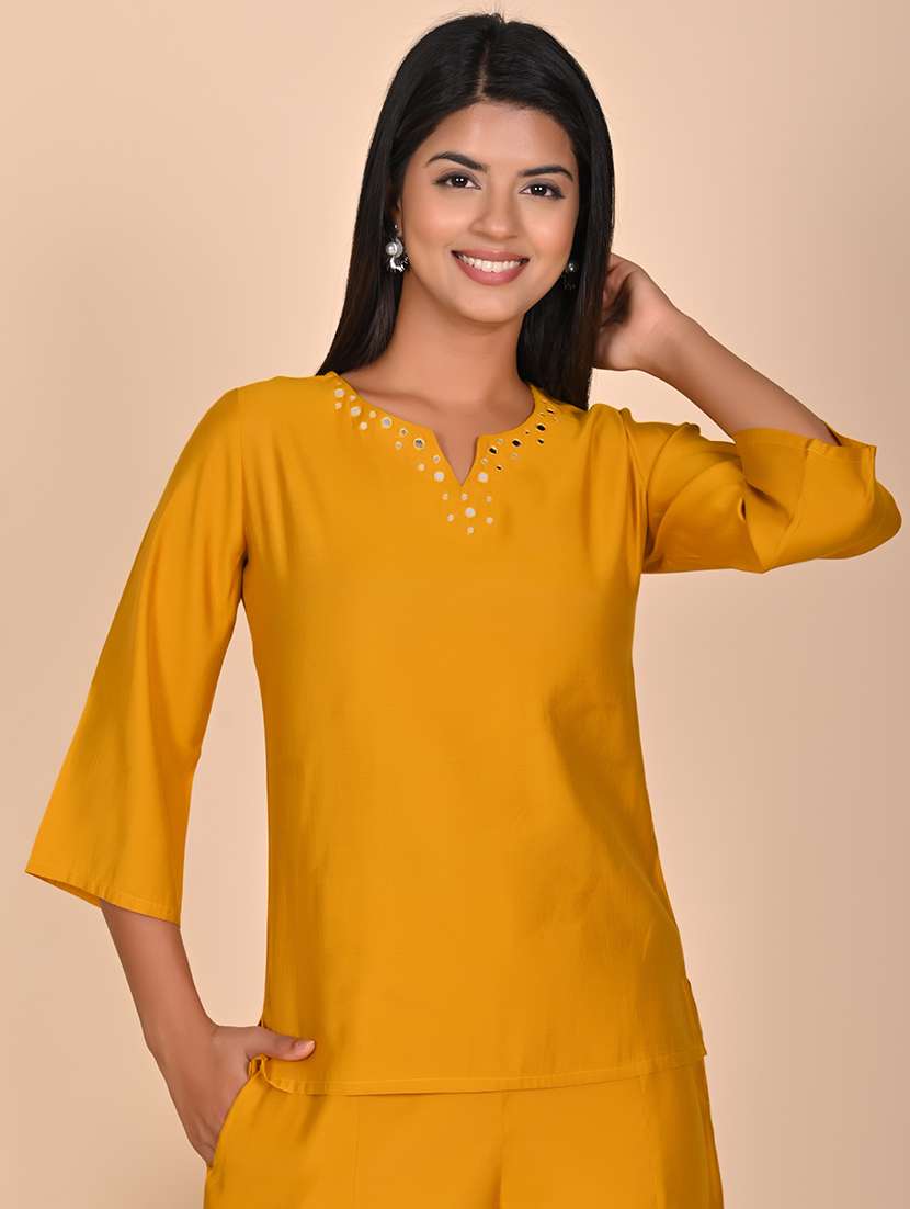 women embellished top and trouser co-ord set - 22244029 -  Standard Image - 4