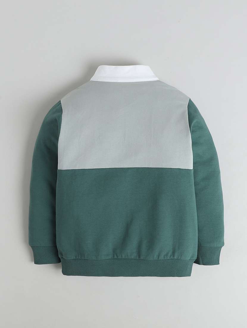 boys color blocked full length co-ord set - 22244088 -  Standard Image - 1