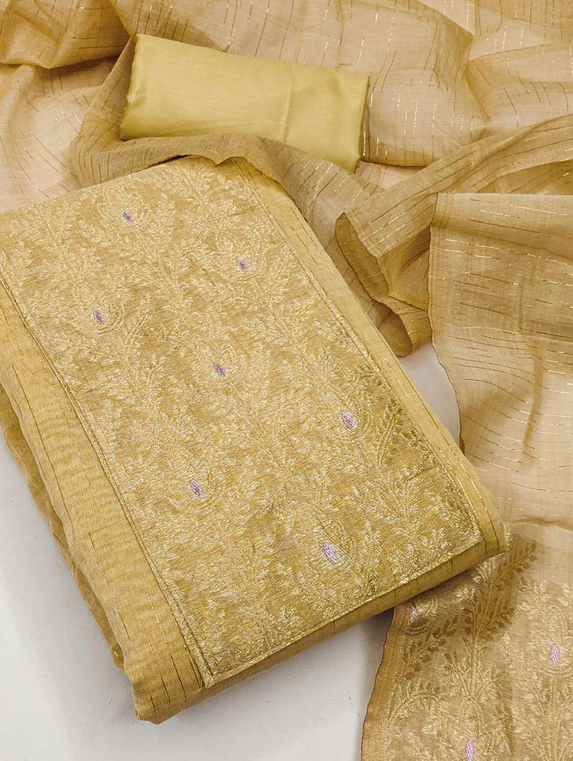 women self design unstitched suit set - 22244130 -  Standard Image - 1