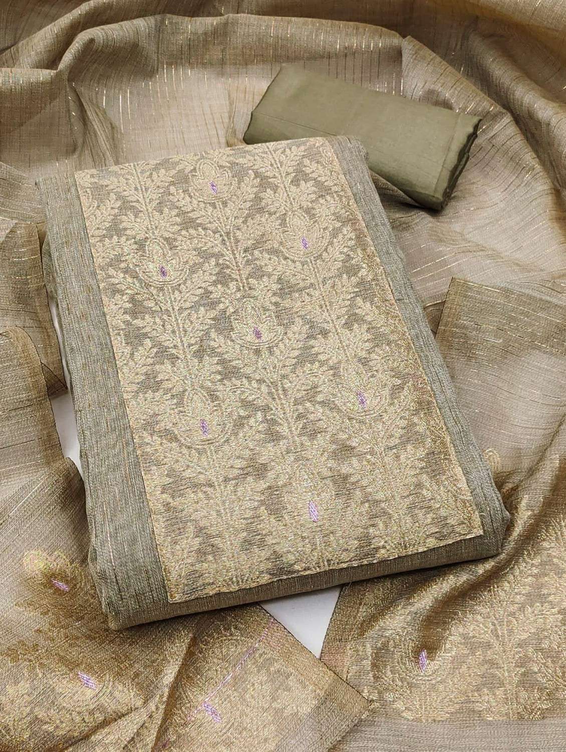 women self design unstitched suit set - 22244131 -  Standard Image - 1