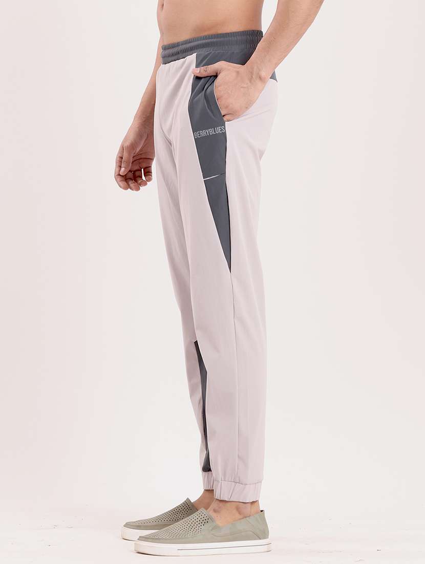 men color block low rise regular fit jogger - 22244135 -  Standard Image - 1