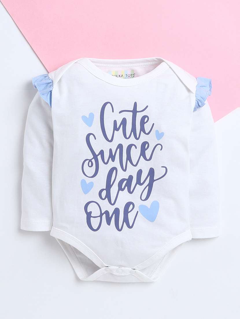 kids pack of 3 printed long sleeve onesies  - 22244160 -  Standard Image - 1