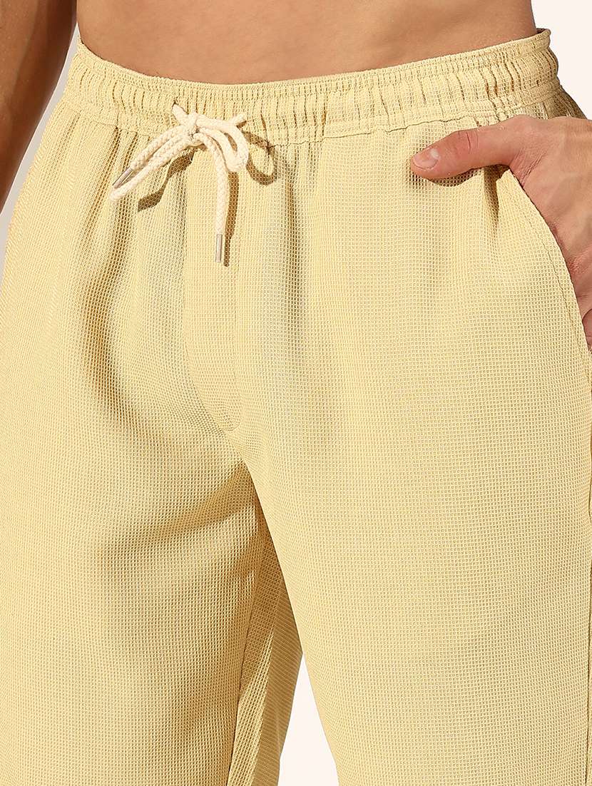 men solid shirt and shorts co-ord set - 22244211 -  Standard Image - 6