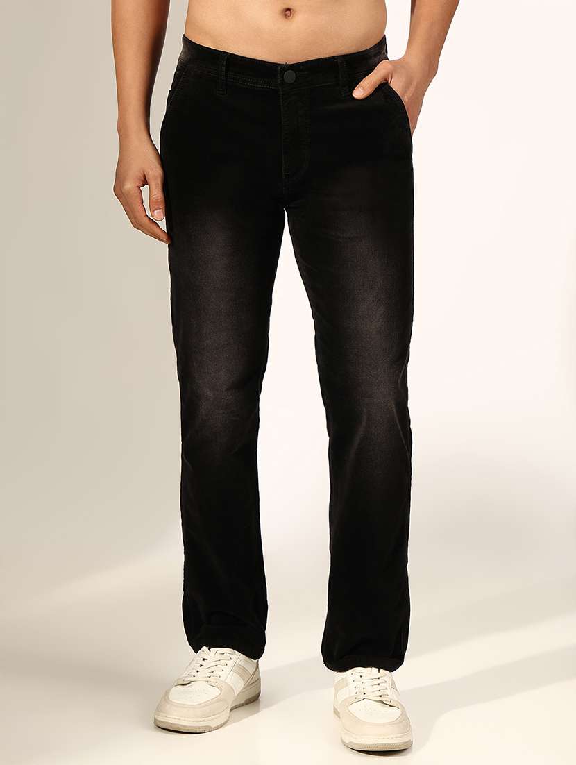 men solid mid rise slim fit jean - 22244214 -  Standard Image - 1