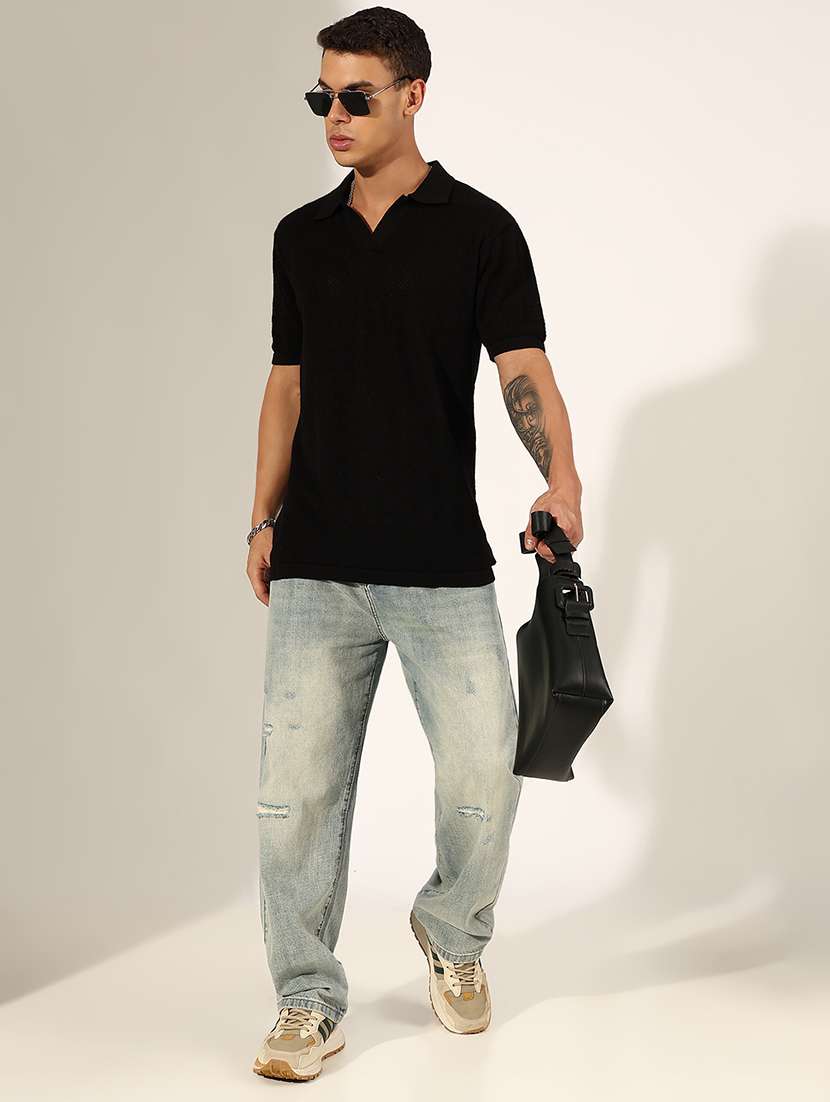 men solid short sleeve polo t-shirt - 22244224 -  Standard Image - 4