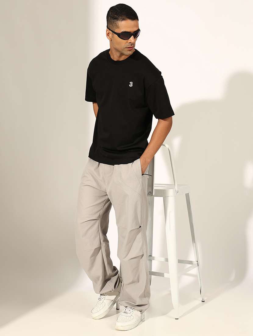 men solid short sleeve loose fit t-shirt - 22244226 -  Standard Image - 4