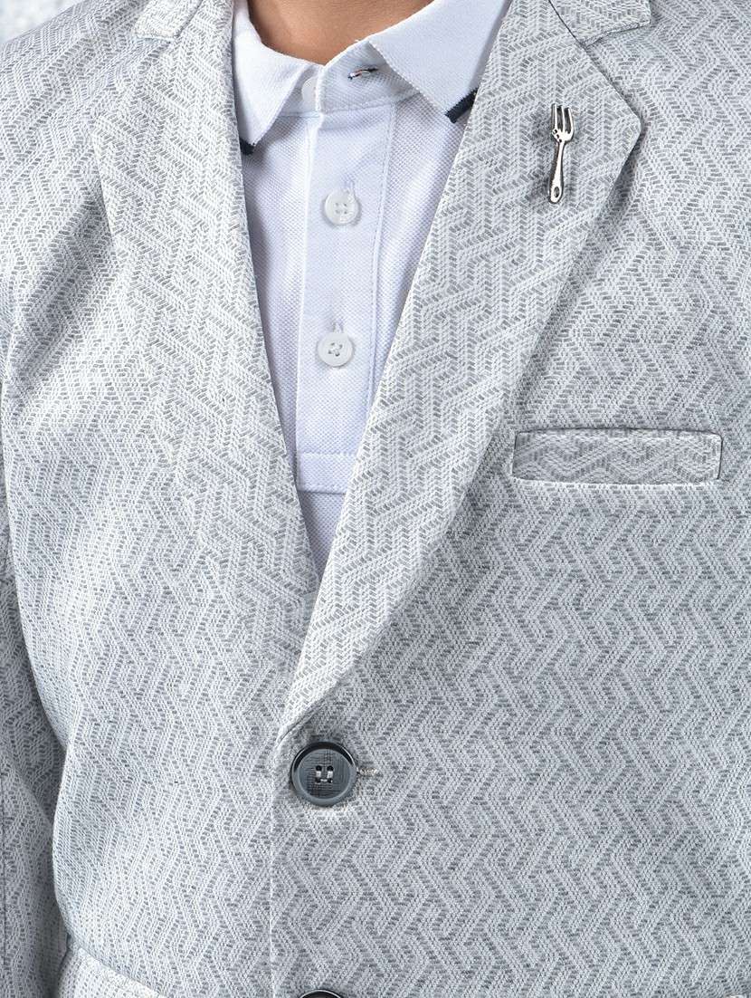 boys self designed long sleeve blazer - 22244262 -  Standard Image - 6