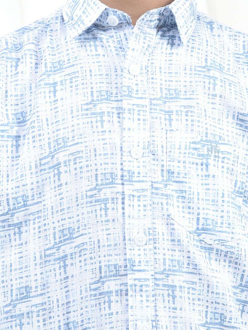 boys printed collared long sleeve shirt - 22244313 -  Standard Image - 6