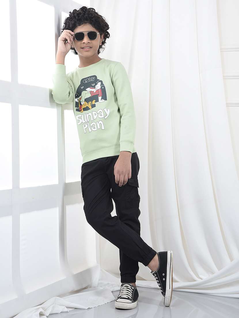 boys printed long sleeve sweatshirt - 22244343 -  Standard Image - 4