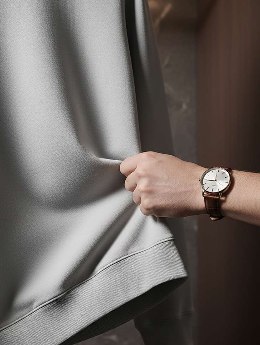 men solid long sleeve regular fit sweatshirt - 22244360 -  Standard Image - 4