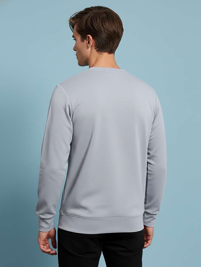 men solid long sleeve regular fit sweatshirt - 22244382 -  Standard Image - 1