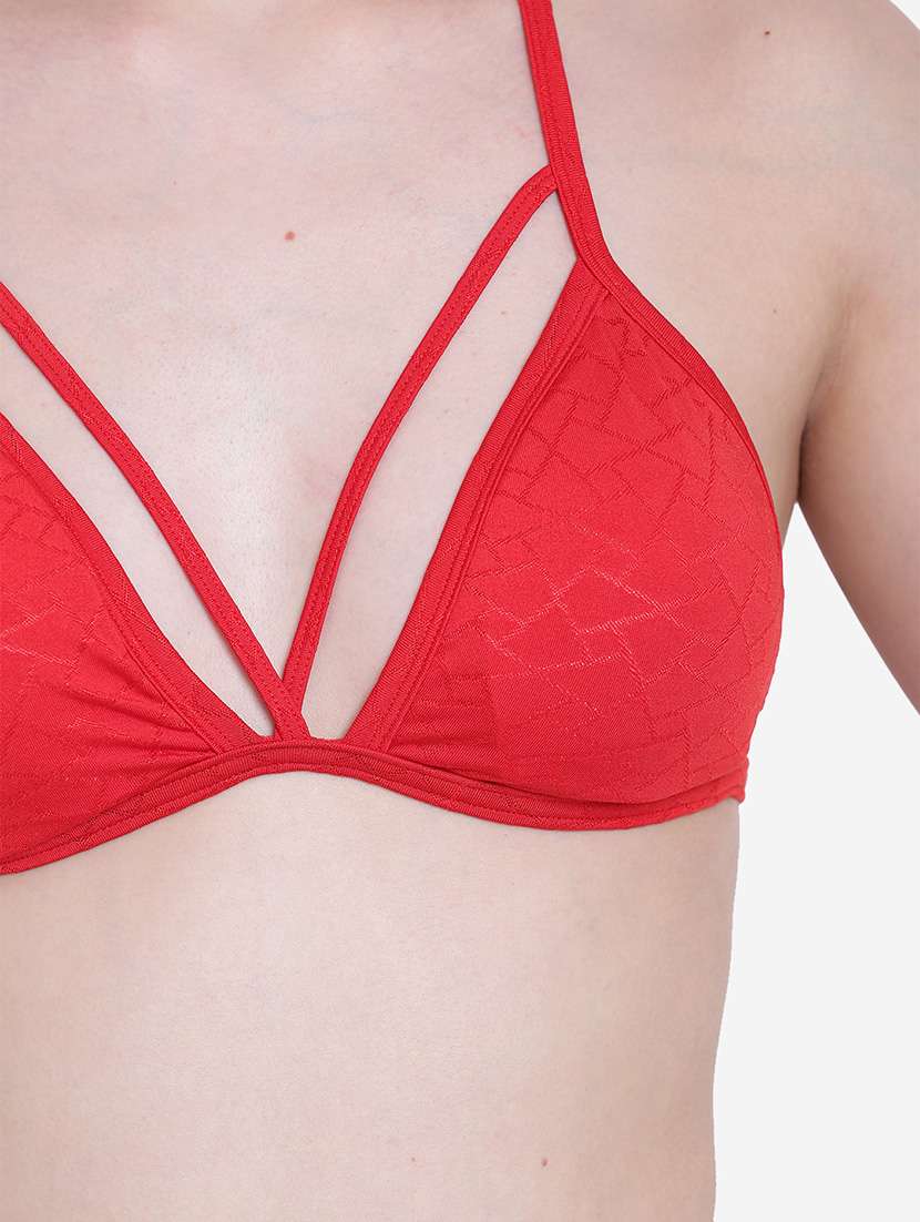 women solid swimwear bikini set - 22244412 -  Standard Image - 4