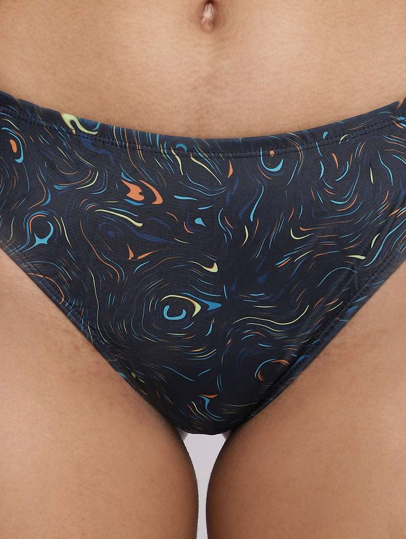 women printed swimwear bikini set with coverup - 22244421 -  Standard Image - 6