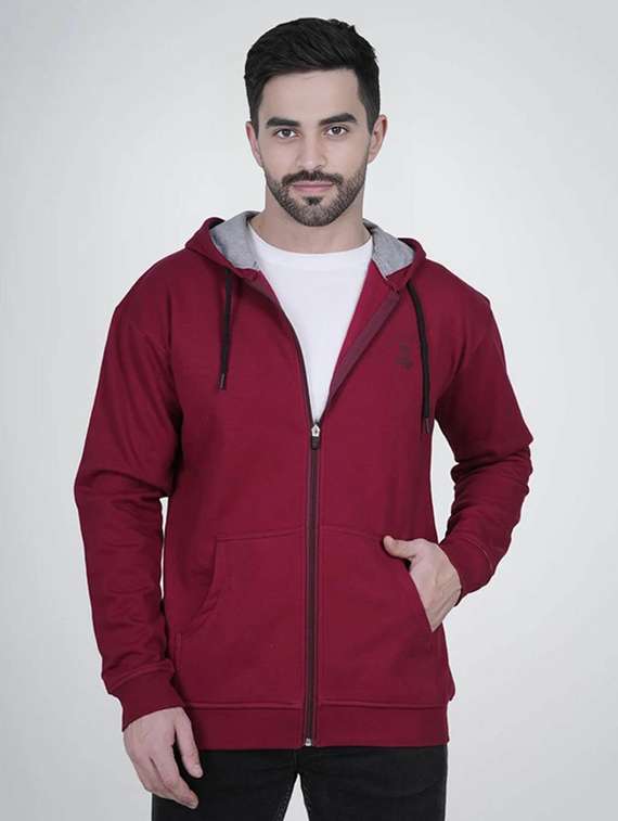 men solid long sleeve regular fit sweatshirt - 22245677 -  Standard Image - 1