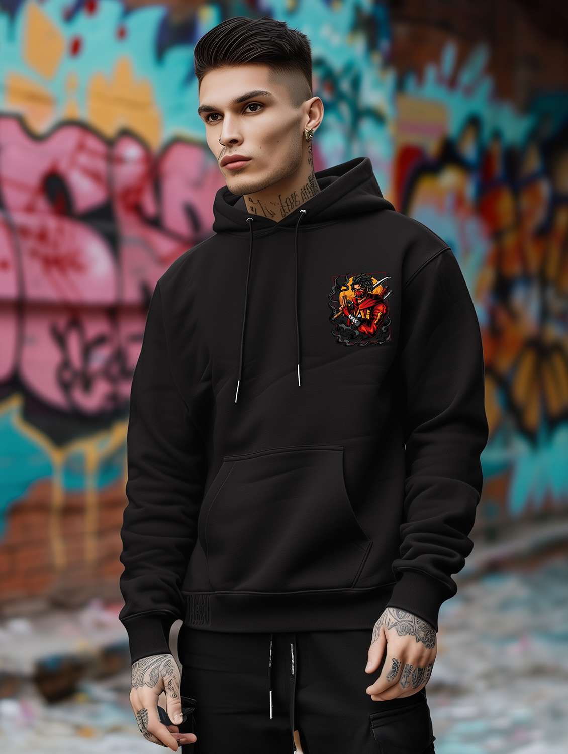 men graphic long sleeve regular fit sweatshirt - 22246223 -  Standard Image - 1