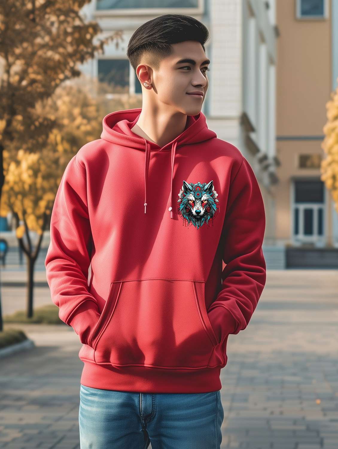 men graphic long sleeve regular fit sweatshirt - 22246231 -  Standard Image - 1