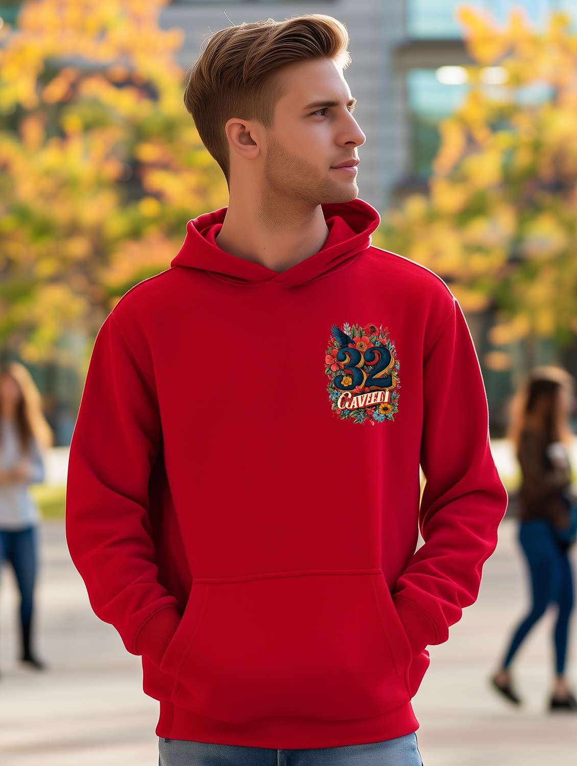 men printed long sleeve regular fit sweatshirt - 22246233 -  Standard Image - 1