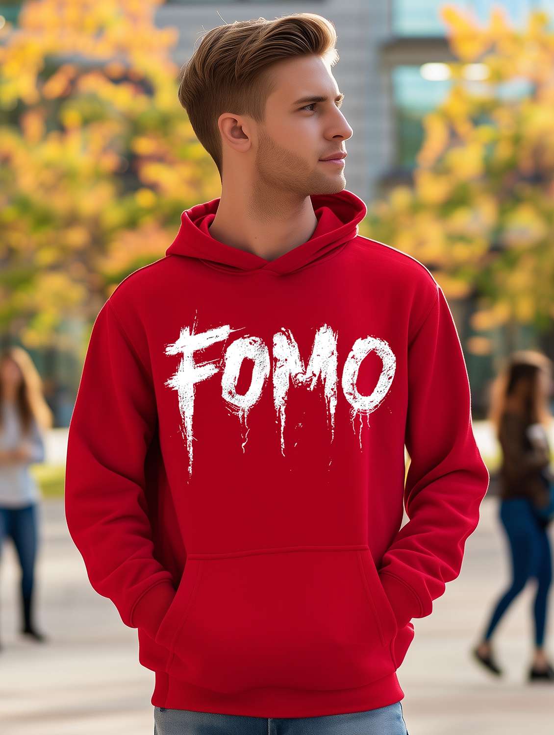 men typographic long sleeve regular fit sweatshirt