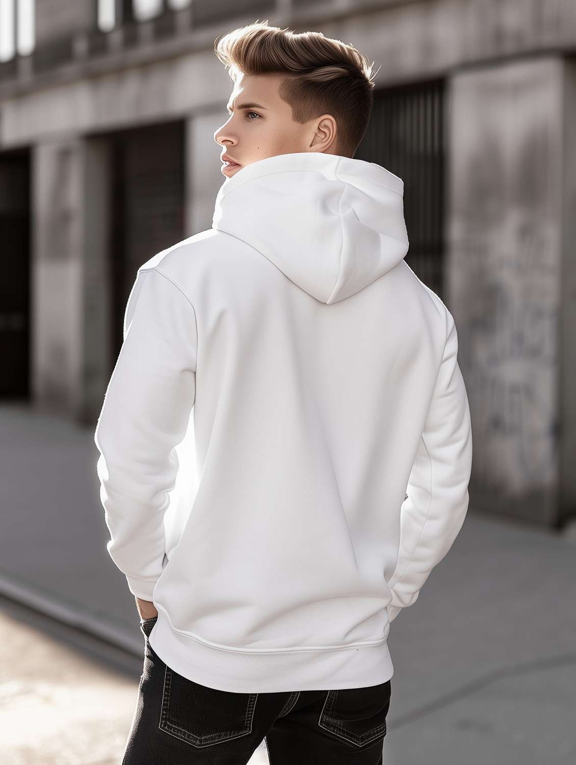 men printed long sleeve regular fit sweatshirt - 22246242 -  Standard Image - 1